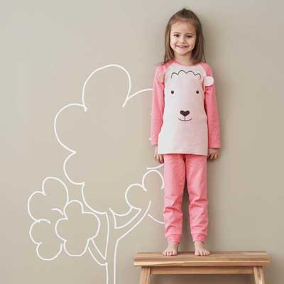 10 pijamas de algodón orgánico para niñas niños - ESSENCIALIS